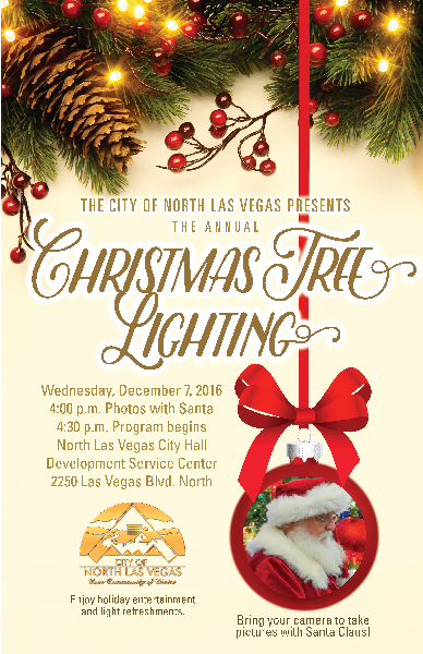 Christmas Tree Lighting 2016 Poster